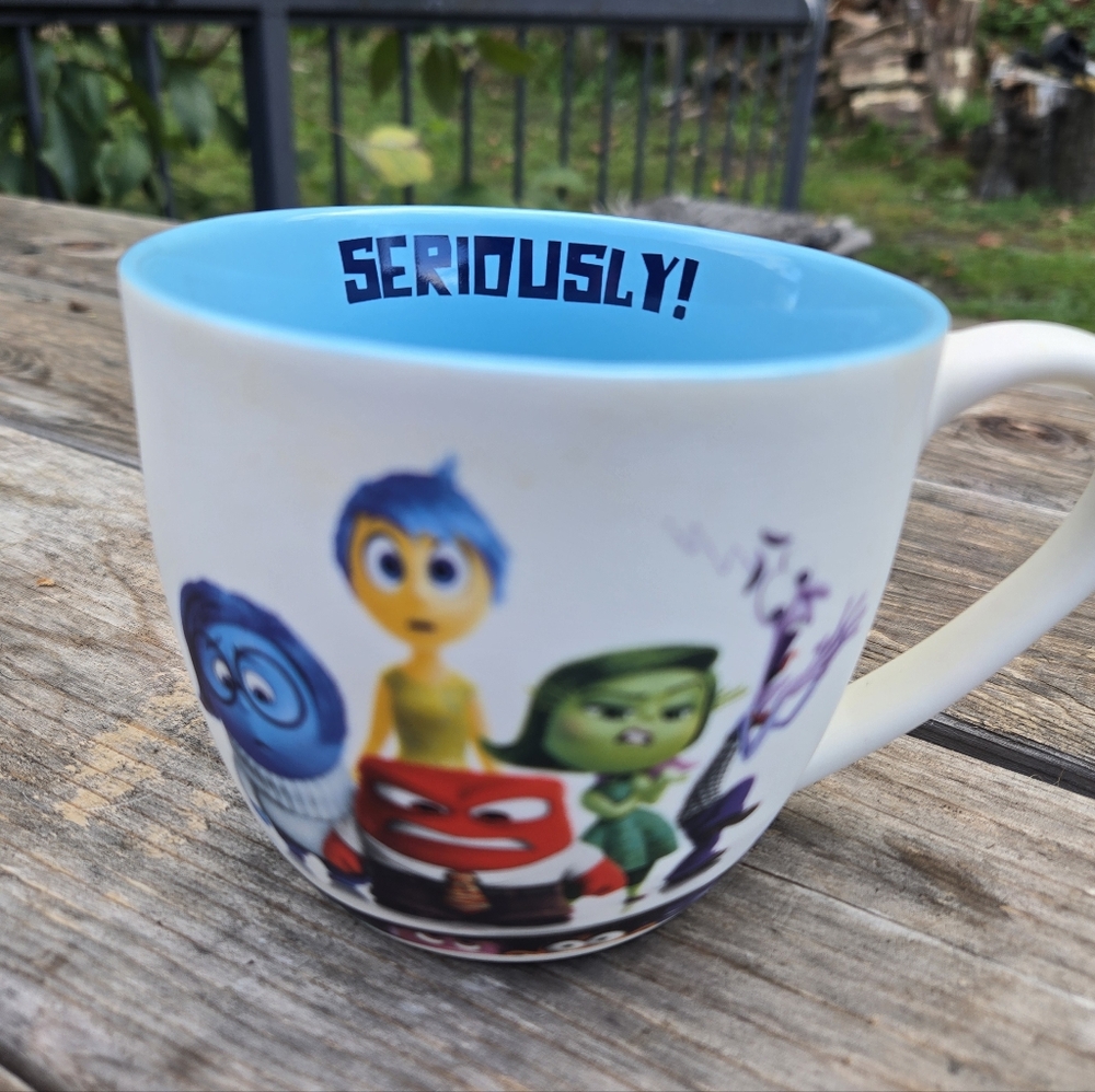 Inside Out 2 Character 16 Oz. Mug Joy Sadness Anger Discust Fear